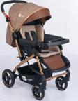 Mimma Baby Mb-150 Life Plus Gold Kahve Çift Yönlü Bebek Arabası & Taşıma Puset