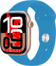 Apple iPhone 15 PRO MAX Uyumlu Açık Mavi Akıllı Saat Watch10 2025 Hediyeli AMOLED EKRAN