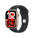 Apple iPhone 16 Uyumlu Siyah Akıllı Saat Watch10 2025 Hediyeli AMOLED EKRAN