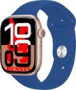 Apple iPhone 13 mini Uyumlu Mavi Akıllı Saat Watch10 2025 Hediyeli AMOLED EKRAN