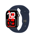 Xiaomi Mi 8 Uyumlu Lacivert Akıllı Saat Watch10 2025 Hediyeli AMOLED EKRAN