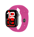 General Mobile GM 22 Uyumlu Pembe Akıllı Saat Watch10 2025 Hediyeli AMOLED EKRAN