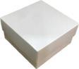 Komple Karton Kutu Düz Renk 10X10x5 CM  (25 Adet)  Beyaz