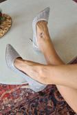 Topukla Kadın Abiye 8Cm Taşlı Ayakkabı 036 4268 Abiye Ayakkabılar
