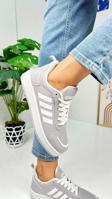 Günlük Unisex Sneaker Spor Ayakkabı Bağcıklı Çizgi Detaylı Rahat Hafif Bağcıklı Tırtık Taban ST-331 