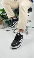 Günlük Unisex Sneaker Spor Ayakkabı Bağcıklı Çizgi Detaylı Rahat Hafif Bağcıklı Tırtık Taban ST-331 