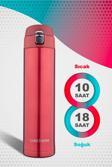 Lunetherm Sızdırmaz Vakumlu & Kilitli Çift Katmanlı Taşınılabilir Mug (Sus 304 Çelik) Termos 520 Ml