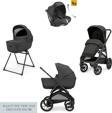 Inglesina Aptica XT Glam Bebek Arabası ve Darwin Recline Ana Kucaklı, Portbebeli, Stantlı 4'lü Sistem