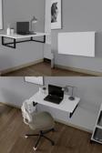 Yüceer Home Duvara Monte Katlanabilir Pratik Çalışma Masası Bilgisayar Masası Çizim Masası