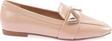 Kadın Silver Taş Metal Tokalı Loafer Nude Kırışık Rugan 61122534