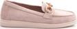 Kadın Loafer Ayakkabı Bej Süet 8182453