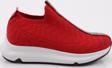 Kadın Taş Şeritli Sneaker Ayakkabı Kırmızı 8763141