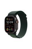 Apple Watch Ultra 2 GPS + Cellular 49mm Siyah Titanyum Kasa + Koyu Yeşil Alpine Loop - Small (Apple Türkiye Garantili)