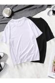 Mambo Unisex 2 Li Paket Siyah-Beyaz Basic Oversize Penye T-Shirt Tişört