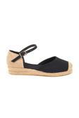 Gerçek Elişi Hasır Jüt Bantlı Günlük Kadın Espadril Handmade
