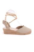 Gerçek Elişi Hasır Jüt Bileğe Bağlı Ipli Günlük Kadın Espadril Handmade