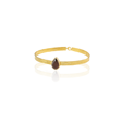 Kadir Jewellery 22 Ayar Altın Kaplama El İşçiliği Zirkon Taşlı Kadın Kelepçe Bilezik