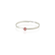 Kadir Jewellery 925 Ayar Gümüş Kaplama El İşçiliği Zirkon Taşlı Kadın Kelepçe Bilezik