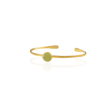 Kadir Jewellery Zirkon Taşlı Ayarlanabilir 22 Ayar Altın Kaplama Bilezik