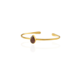 Kadir Jewellery Zirkon Taşlı Ayarlanabilir 22 Ayar Altın Kaplama Bilezik