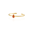 Kadir Jewellery Zirkon Taşlı Ayarlanabilir 22 Ayar Altın Kaplama Bilezik