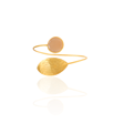 Kadir Jewellery 22 Ayar Altın Kaplama Zirkon Taşlı Ayarlanabilir Trend Bilezik