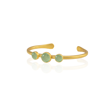 Kadir Jewellery 22 Ayar Altın Kaplama Zirkon Taşlı Ayarlanabilir Vintage Bilezik