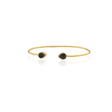 Kadir Jewellery 22 Ayar Altın Kaplama El İşçiliği Zirkon Taşlı Kadın Charm Bileklik