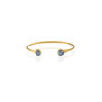 Kadir Jewellery 22 Ayar Altın Kaplama El İşçiliği Zirkon Taşlı Kadın Charm Bileklik