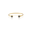 Kadir Jewellery 22 Ayar Altın Kaplama El İşçiliği Zirkon Taşlı Kadın Charm Bileklik