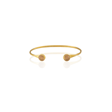 Kadir Jewellery 22 Ayar Altın Kaplama El İşçiliği Zirkon Taşlı Kadın Charm Bileklik