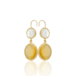 Kadir Jewellery 22 Ayar Altın Kaplama Kadın İnci Küpe -El İşçiliği Ve Hipoalerjenik Küpe