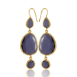 Kadir Jewellery 22 Ayar Altına Kaplama Kadın Sallantılı Küpe -El İşçiliği Ve Hipoalerjenik Küpe