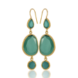 Kadir Jewellery 22 Ayar Altına Kaplama Kadın Sallantılı Küpe -El İşçiliği Ve Hipoalerjenik Küpe