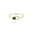 Kadir Jewellery 22 Ayar Altın Kaplama El İşçiliği Zirkon Taşlı Kadın Kelepçe Bilezik