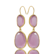 Kadir Jewellery 22 Ayar Altın Kaplama Kadın Sallantılı Küpe -El İşçiliği Ve Hipoalerjenik Küpe