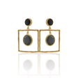Kadir Jewellery 22 Ayar Altın Kaplama Kadın Sallantılı Küpe -El İşçiliği Ve Hipoalerjenik Küpe-E85