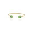 Kadir Jewellery 22 Ayar Altın Kaplama El İşçiliği Zirkon Taşlı Kadın Charm Bileklik
