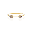 Kadir Jewellery 22 Ayar Altın Kaplama El İşçiliği Zirkon Taşlı Kadın Charm Bileklik