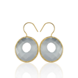 Kadir Jewellery 22 Ayar Altın Kaplama Kadın Taşlı Küpe -El İşçiliği Ve Hipoalerjenik Küpe