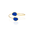 Kadir Jewellery 22 Ayar Altın Kaplama Zirkon Taşlı Ayarlanabilir Trend Bilezik