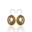 Kadir Jewellery 22 Ayar Altın Kaplama Kadın Taşlı Küpe -El İşçiliği Ve Hipoalerjenik Küpe