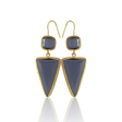 Kadir Jewellery 22 Ayar Altın Kaplama Kadın Sallantılı Küpe -El İşçiliği Ve Hipoalerjenik Küpe