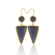 Kadir Jewellery 22 Ayar Altın Kaplama Kadın Sallantılı Küpe -El İşçiliği Ve Hipoalerjenik Küpe
