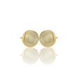 Kadir Jewellery 22 Ayar Altın Kaplama Kadın Minimal Küpe -El İşçiliği Ve Hipoalerjenik Küpe