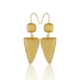 Kadir Jewellery 22 Ayar Altın Kaplama Kadın Sallantılı Küpe -El İşçiliği Ve Hipoalerjenik Küpe