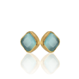 Kadir Jewellery 22 Ayar Altın Kaplama Kadın Minimal Küpe -El İşçiliği Ve Hipoalerjenik Küpe