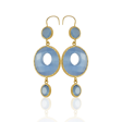Kadir Jewellery 22 Ayar Altın Kaplama Kadın Sallantılı Küpe -El İşçiliği Ve Hipoalerjenik Küpe