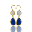 Kadir Jewellery 22 Ayar Altın Kaplama Kadın İnci Küpe -El İşçiliği Ve Hipoalerjenik Küpe