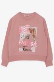 Breeze Kız Çocuk Sweatshirt Pullu Kız Baskılı 8-14 Yaş, Somon